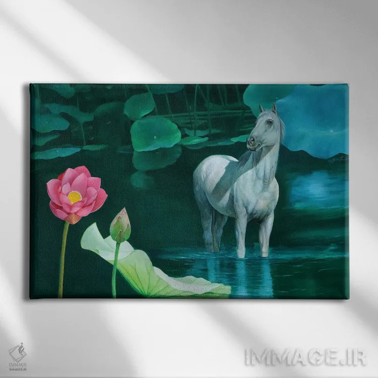 تابلو دکوراتیو گمراه شدن اثر گوئیگن ژا - نمای روبهرو روی دیوار