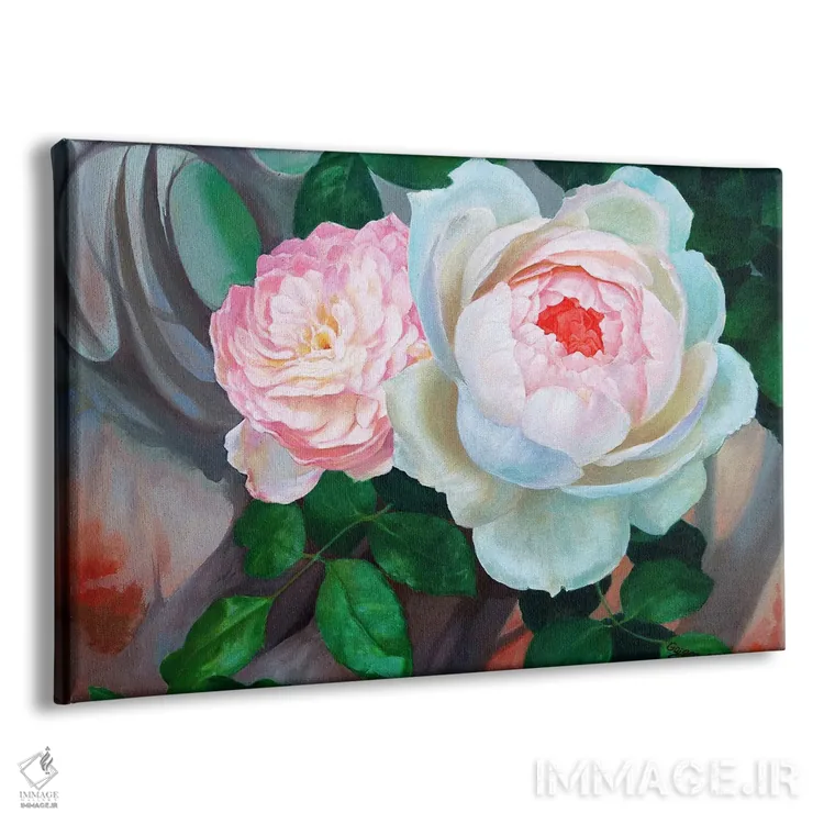 تابلو دکوراتیو گل رز و خارها II اثر گوئیگن ژا - نمای پرسپکتیو محصول