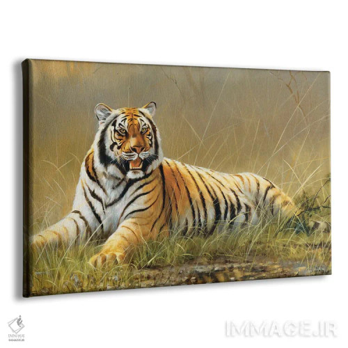 تابلو دکوراتیو ببر اثر گرانت هکینگ - نمای پرسپکتیو محصول