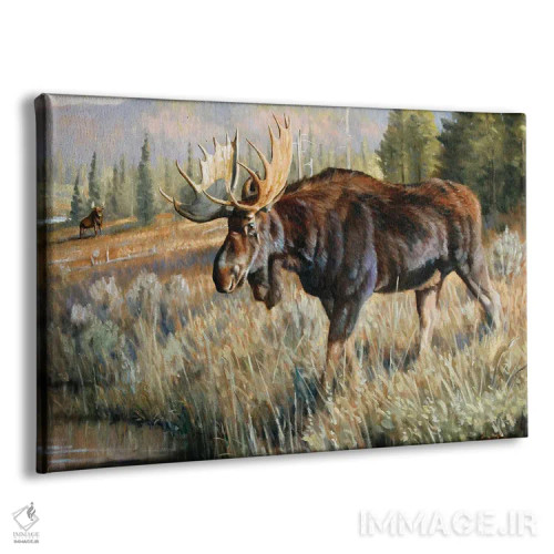 تابلو دکوراتیو بروز مشکل اثر گرانت هکینگ - نمای پرسپکتیو محصول