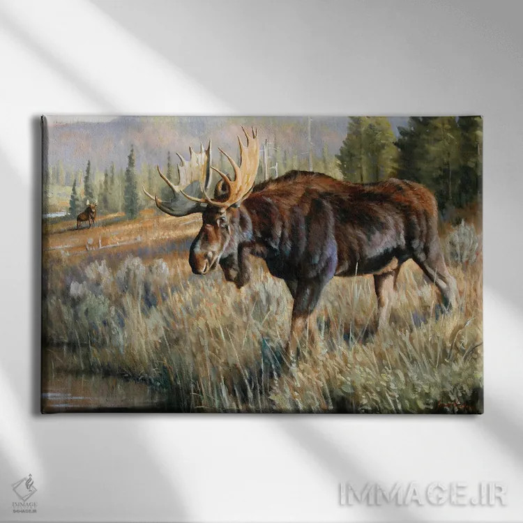 تابلو دکوراتیو بروز مشکل اثر گرانت هکینگ - نمای روبهرو روی دیوار