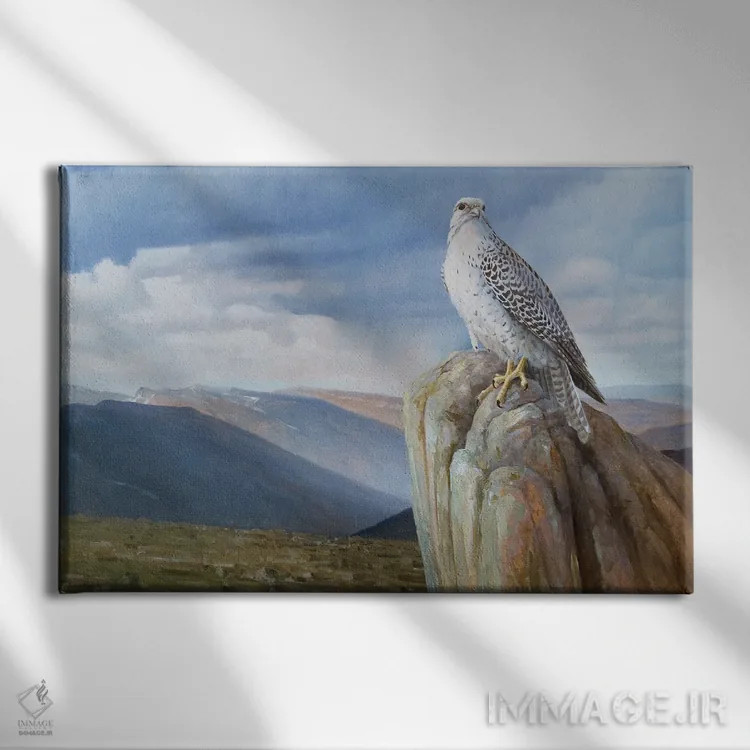 تابلو دکوراتیو سرزمین رام نشده اثر گرانت هکینگ - نمای روبهرو روی دیوار