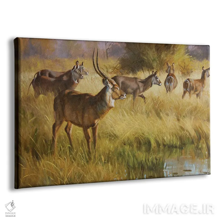 تابلو دکوراتیو آب دوست اثر گرانت هکینگ - نمای پرسپکتیو محصول