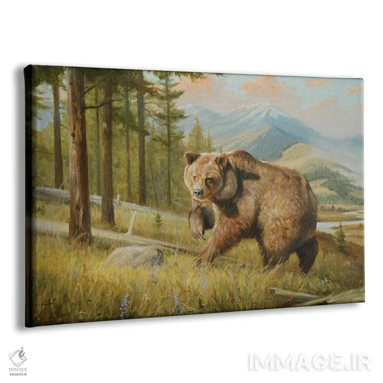 تابلو دکوراتیو پنجه بزرگ اثر گرانت هکینگ - نمای پرسپکتیو محصول