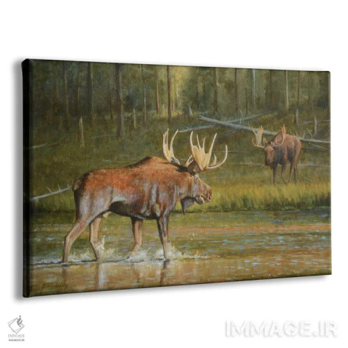 تابلو دکوراتیو سکوت شکسته اثر گرانت هکینگ - نمای پرسپکتیو محصول