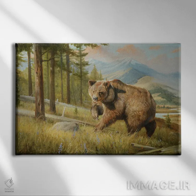 تابلو دکوراتیو پنجه بزرگ اثر گرانت هکینگ - نمای روبهرو روی دیوار