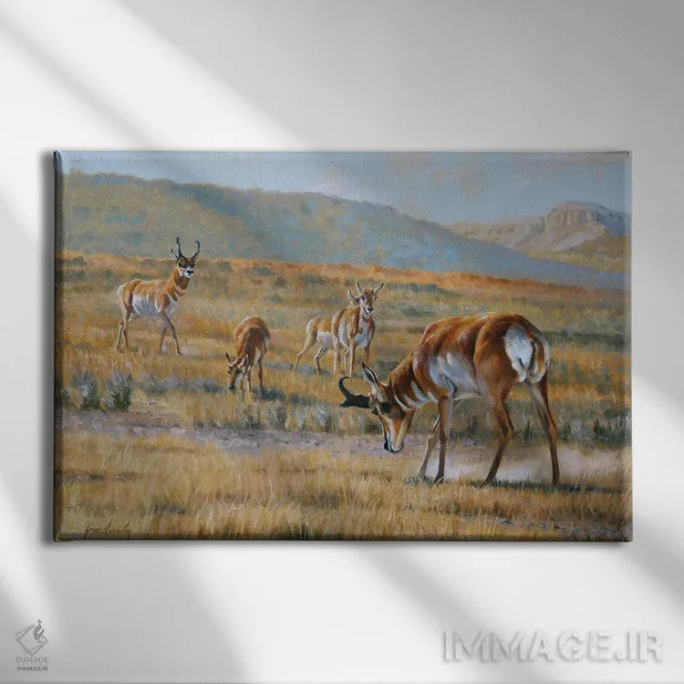 تابلو دکوراتیو چالش صادر شد اثر گرانت هکینگ - نمای روبهرو روی دیوار
