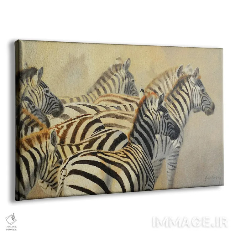 تابلو دکوراتیو گرد و غبار اثر گرانت هکینگ - نمای پرسپکتیو محصول