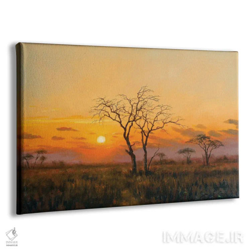 تابلو دکوراتیو پایان سفر اثر گرانت هکینگ - نمای پرسپکتیو محصول