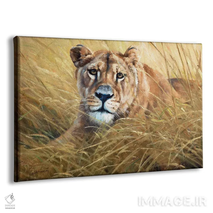 تابلو دکوراتیو در کمین اثر گرانت هکینگ - نمای پرسپکتیو محصول