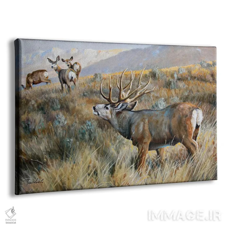 تابلو دکوراتیو هوای صبحگاهی اثر گرانت هکینگ - نمای پرسپکتیو محصول