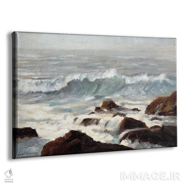 تابلو دکوراتیو خورشید صبحگاهی اثر گرانت هکینگ - نمای پرسپکتیو محصول