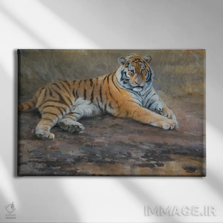 تابلو دکوراتیو بی خیال اثر گرانت هکینگ - نمای روبهرو روی دیوار