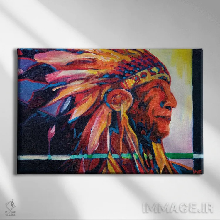 تابلو دکوراتیو مبارز آزادی اثر گرگ هایل - نمای روبهرو روی دیوار