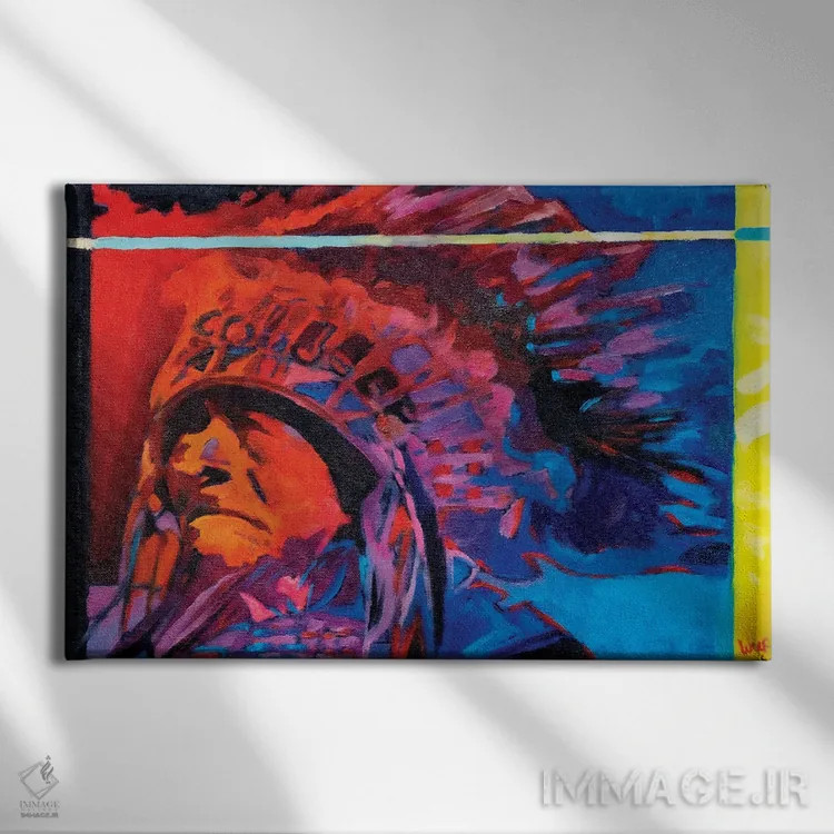 تابلو دکوراتیو عدالت ۱ اثر گرگ هایل - نمای روبهرو روی دیوار