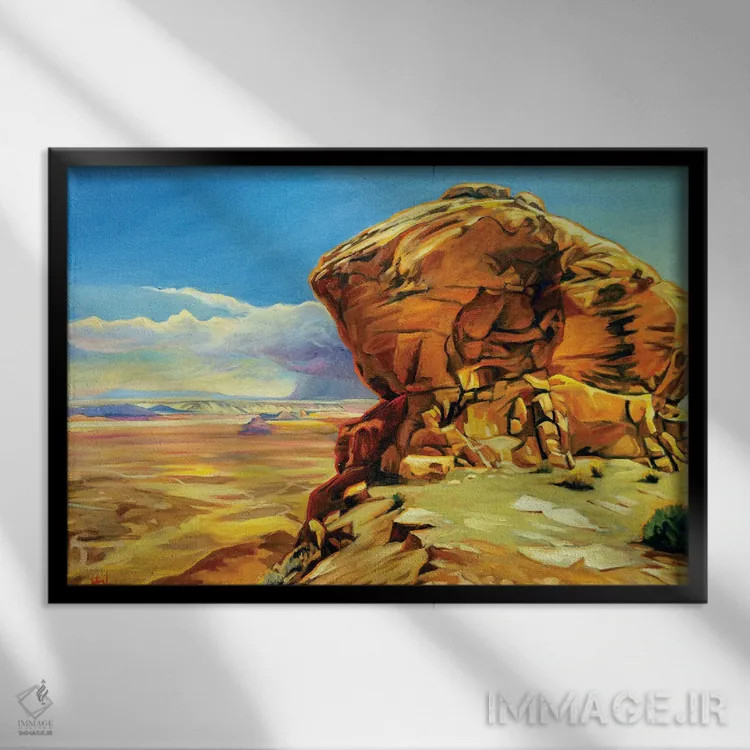 تابلو دکوراتیو موکی داگ وی اثر گرگ هایل - نمای قابدار مشکی