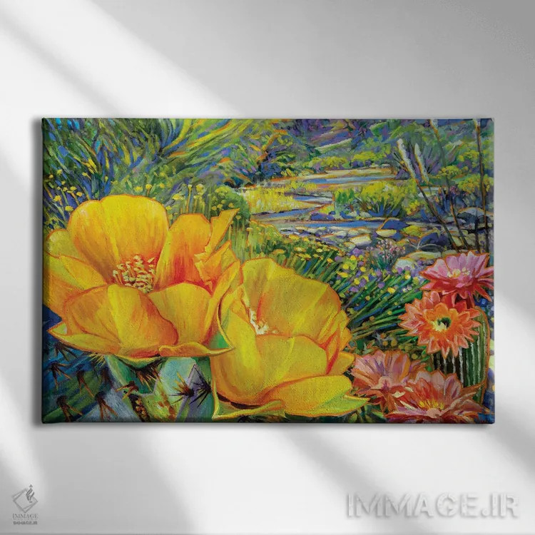 تابلو دکوراتیو شکوه بهار اثر گرگ هایل - نمای روبهرو روی دیوار