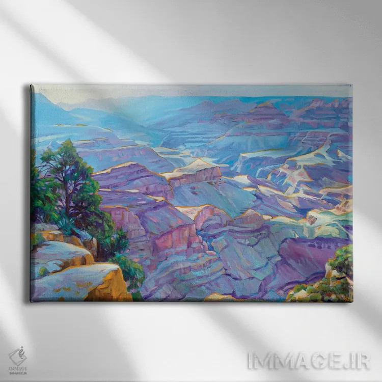 تابلو دکوراتیو نور خداوند اثر گرگ هایل - نمای روبهرو روی دیوار