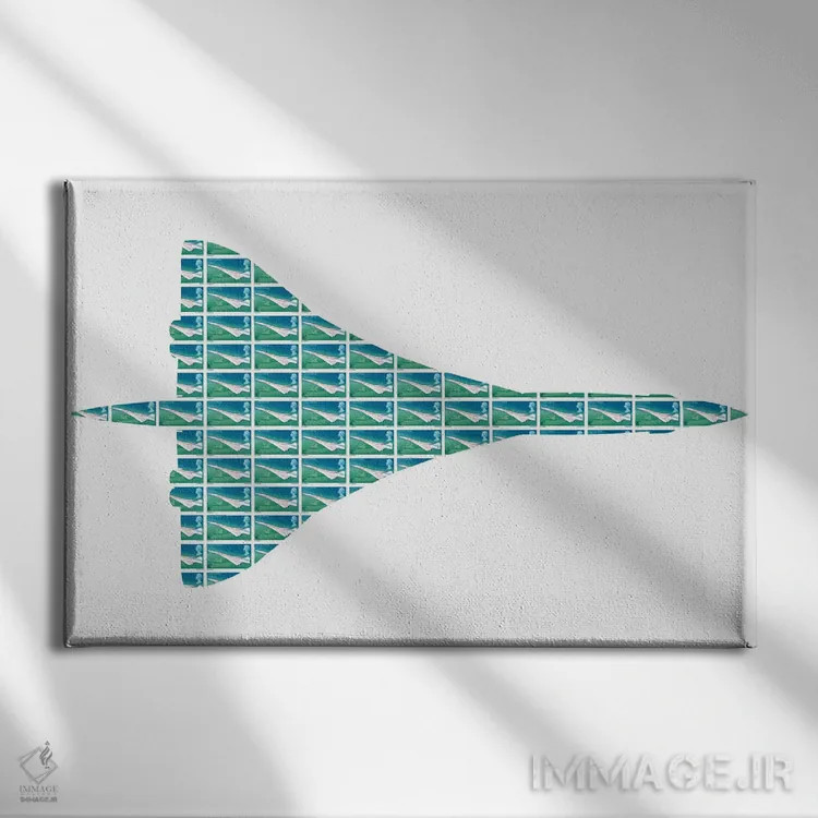 تابلو دکوراتیو کنکورد اثر گری هاگبن - نمای روبهرو روی دیوار