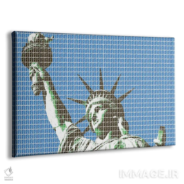 تابلو دکوراتیو آزادی اثر گری هاگبن - نمای پرسپکتیو محصول