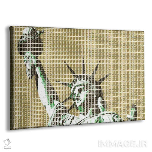 تابلو دکوراتیو آزادی اثر گری هاگبن - نمای پرسپکتیو محصول