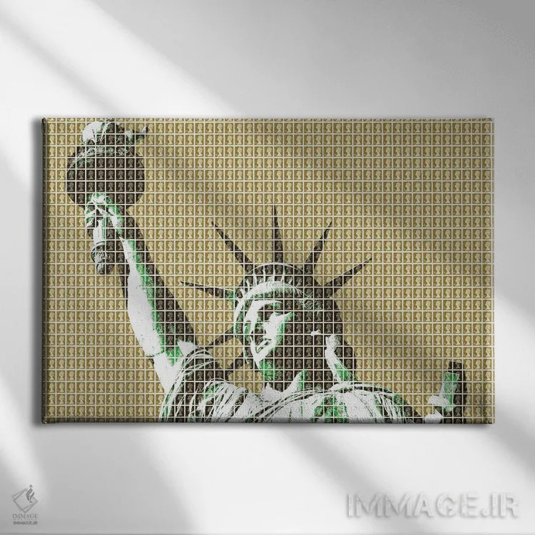 تابلو دکوراتیو آزادی اثر گری هاگبن - نمای روبهرو روی دیوار