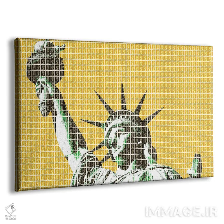 تابلو دکوراتیو آزادی اثر گری هاگبن - نمای پرسپکتیو محصول