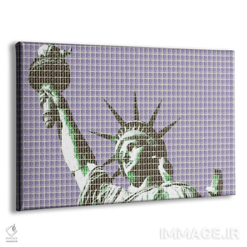 تابلو دکوراتیو آزادی اثر گری هاگبن - نمای پرسپکتیو محصول