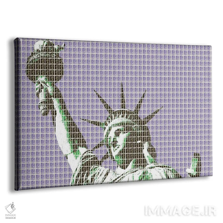 تابلو دکوراتیو آزادی اثر گری هاگبن - نمای پرسپکتیو محصول