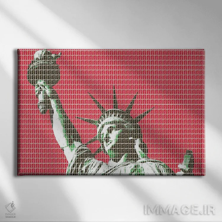 تابلو دکوراتیو آزادی اثر گری هاگبن - نمای روبهرو روی دیوار