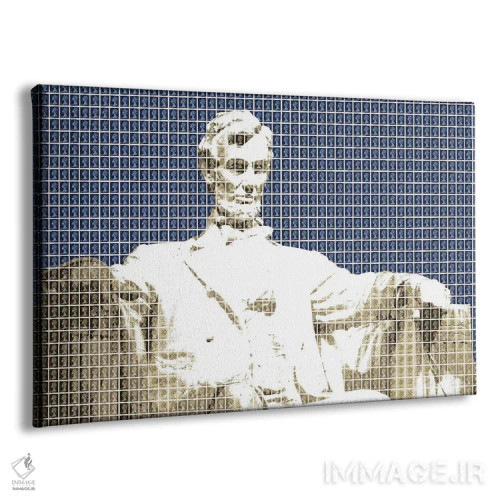 تابلو دکوراتیو یادبود لینکلن اثر گری هاگبن - نمای پرسپکتیو محصول