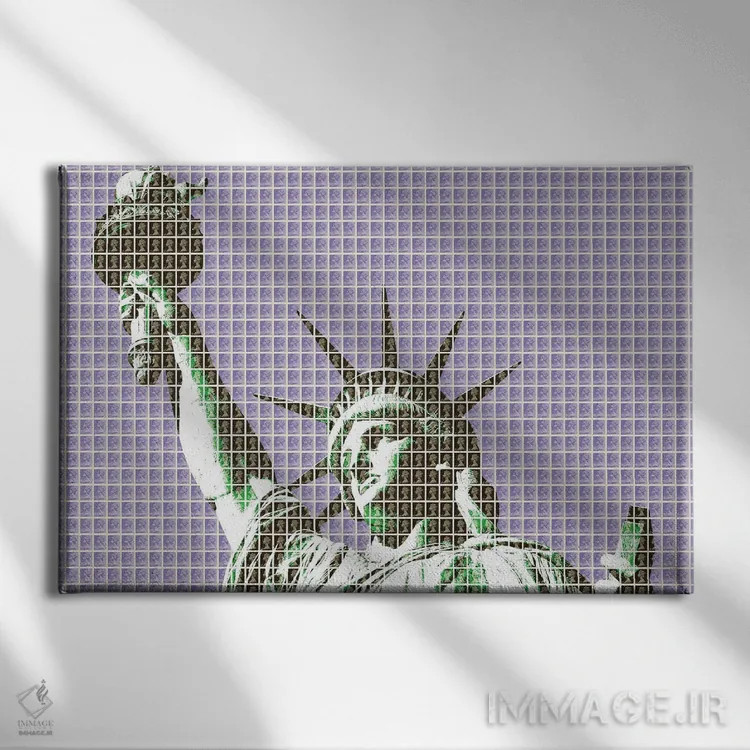 تابلو دکوراتیو آزادی اثر گری هاگبن - نمای روبهرو روی دیوار