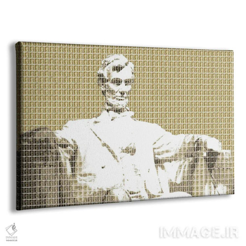 تابلو دکوراتیو یادبود لینکلن اثر گری هاگبن - نمای پرسپکتیو محصول