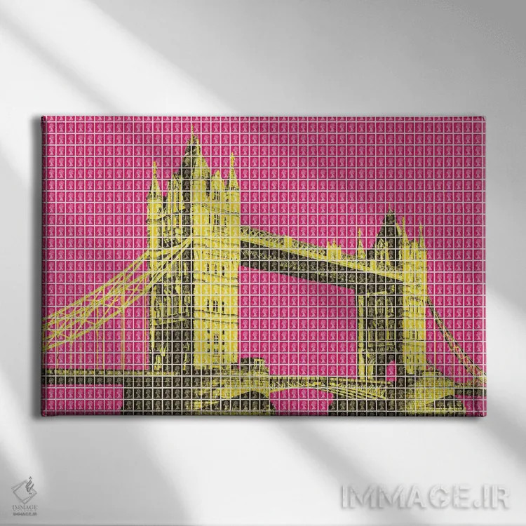 تابلو دکوراتیو پل برج اثر گری هاگبن - نمای روبهرو روی دیوار