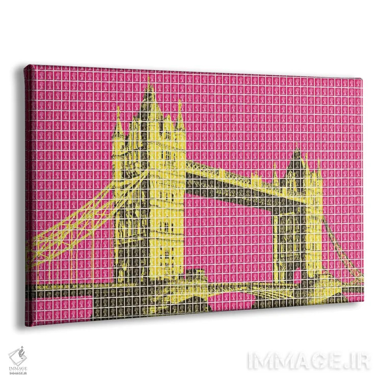 تابلو دکوراتیو پل برج اثر گری هاگبن - نمای پرسپکتیو محصول