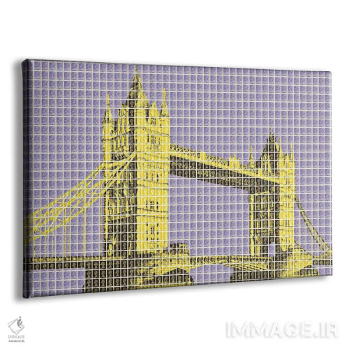 تابلو دکوراتیو پل برج اثر گری هاگبن - نمای پرسپکتیو محصول