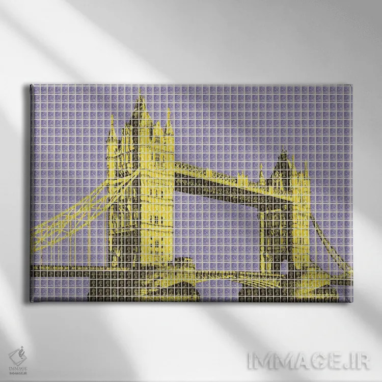 تابلو دکوراتیو پل برج اثر گری هاگبن - نمای روبهرو روی دیوار