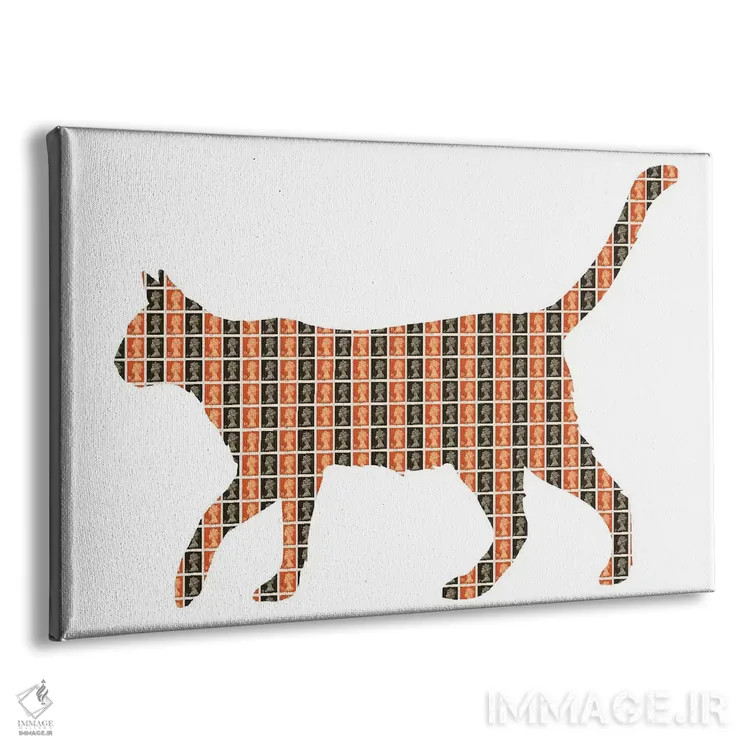 تابلو دکوراتیو ببر آسان گیر اثر گری هاگبن - نمای پرسپکتیو محصول