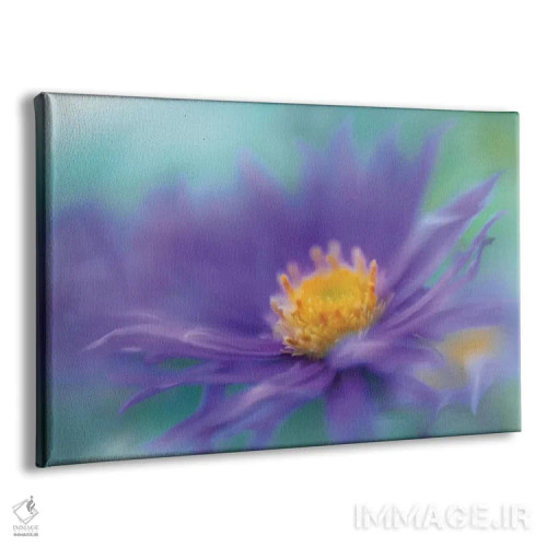 تابلو دکوراتیو طلایی و بنفش در مه ۵ اثر گیلیان هانت - نمای پرسپکتیو محصول