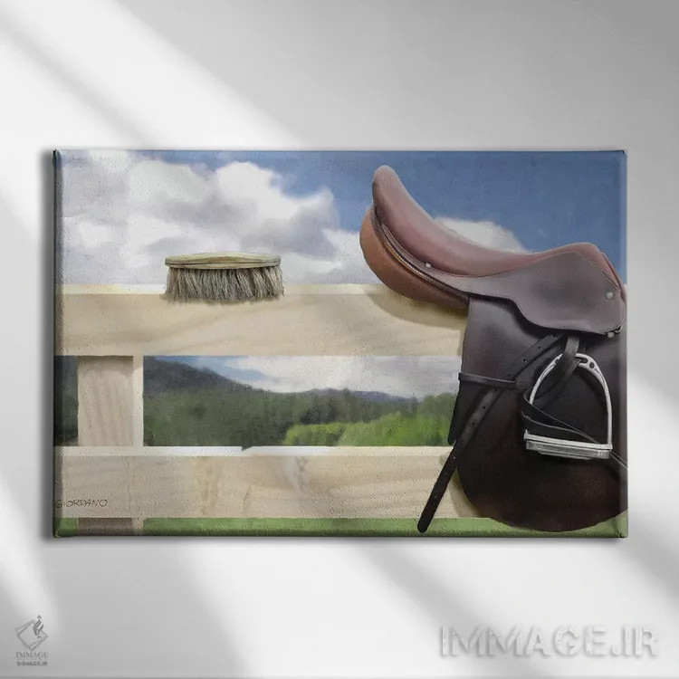 تابلو دکوراتیو زینم کن اثر جوردانو استودیو - نمای روبهرو روی دیوار