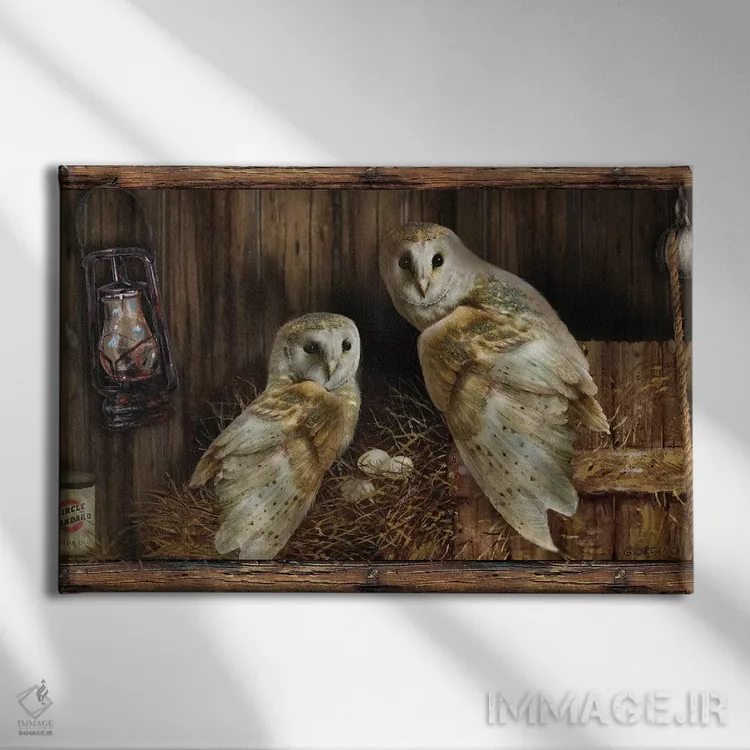 تابلو دکوراتیو چه کسی تماشا می کند؟ اثر جوردانو استودیو - نمای روبهرو روی دیوار