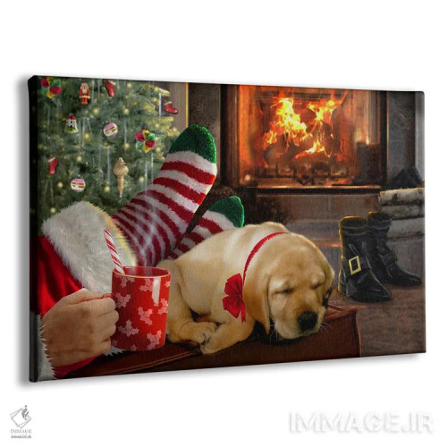 تابلو دکوراتیو سانتا استراحت می کند اثر جوردانو استودیو - نمای پرسپکتیو محصول