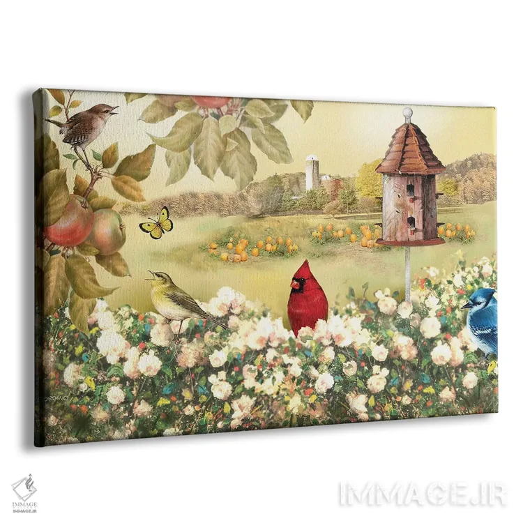 تابلو دکوراتیو بالا تر از گل ها اثر جوردانو استودیو - نمای پرسپکتیو محصول