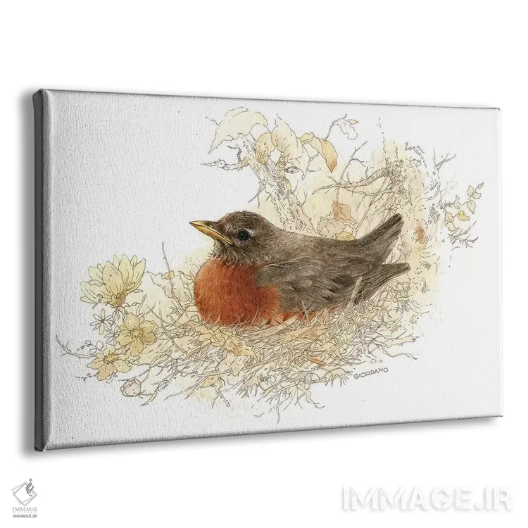 تابلو دکوراتیو طرح روبین اثر جوردانو استودیو - نمای پرسپکتیو محصول