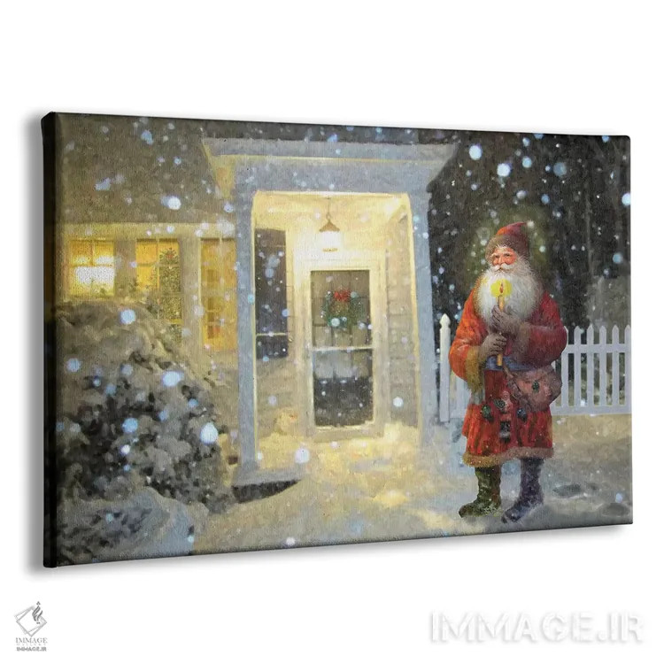 تابلو دکوراتیو ملاقات سانتا اثر جوردانو استودیو - نمای پرسپکتیو محصول