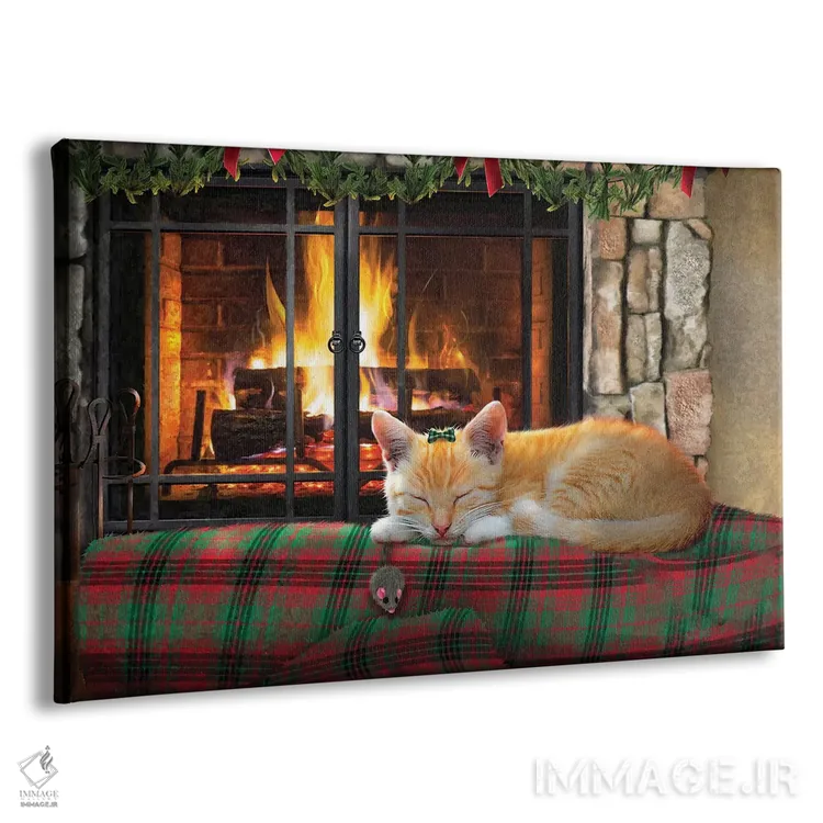 تابلو دکوراتیو خوابی کنار آتش اثر جوردانو استودیو - نمای پرسپکتیو محصول