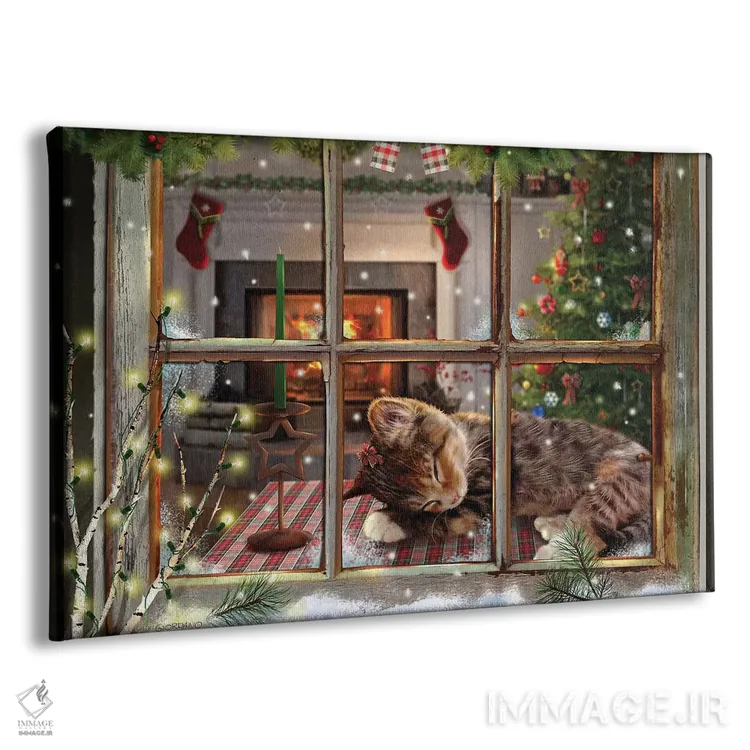 تابلو دکوراتیو عزیزم اینجا گرم است اثر جوردانو استودیو - نمای پرسپکتیو محصول