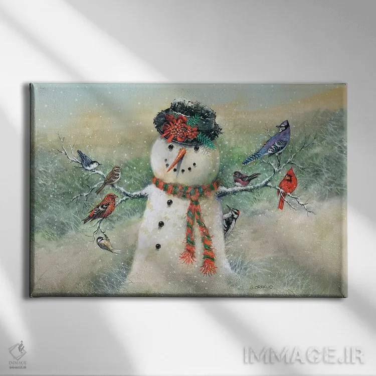 تابلو دکوراتیو دوست یابی اثر جوردانو استودیو - نمای روبهرو روی دیوار