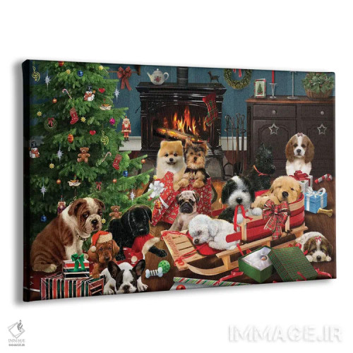 تابلو دکوراتیو همه اعضای گروه اینجا هستند اثر جوردانو استودیو - نمای پرسپکتیو محصول