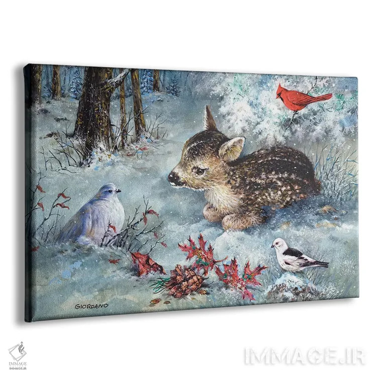 تابلو دکوراتیو برایم داستان بگو اثر جوردانو استودیو - نمای پرسپکتیو محصول